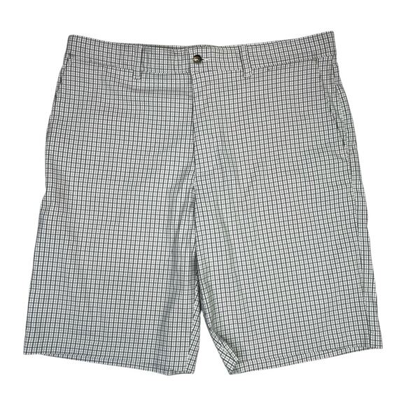 Callaway Men's Check Pattern Golf shorts gray white - 36 - Picture 1 of 10